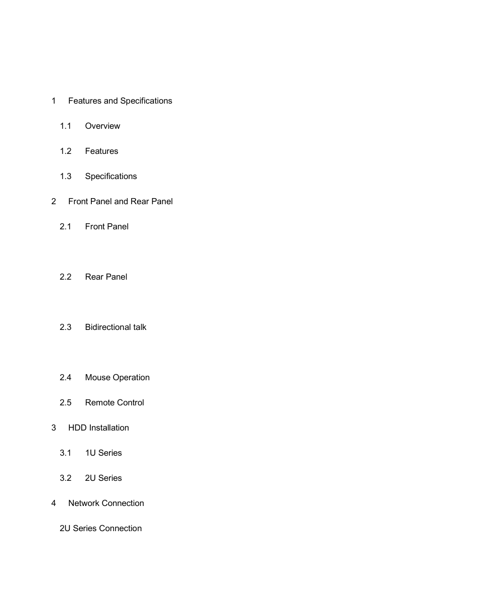 DVR systems NVR38xx Series User Manual | Page 2 / 138