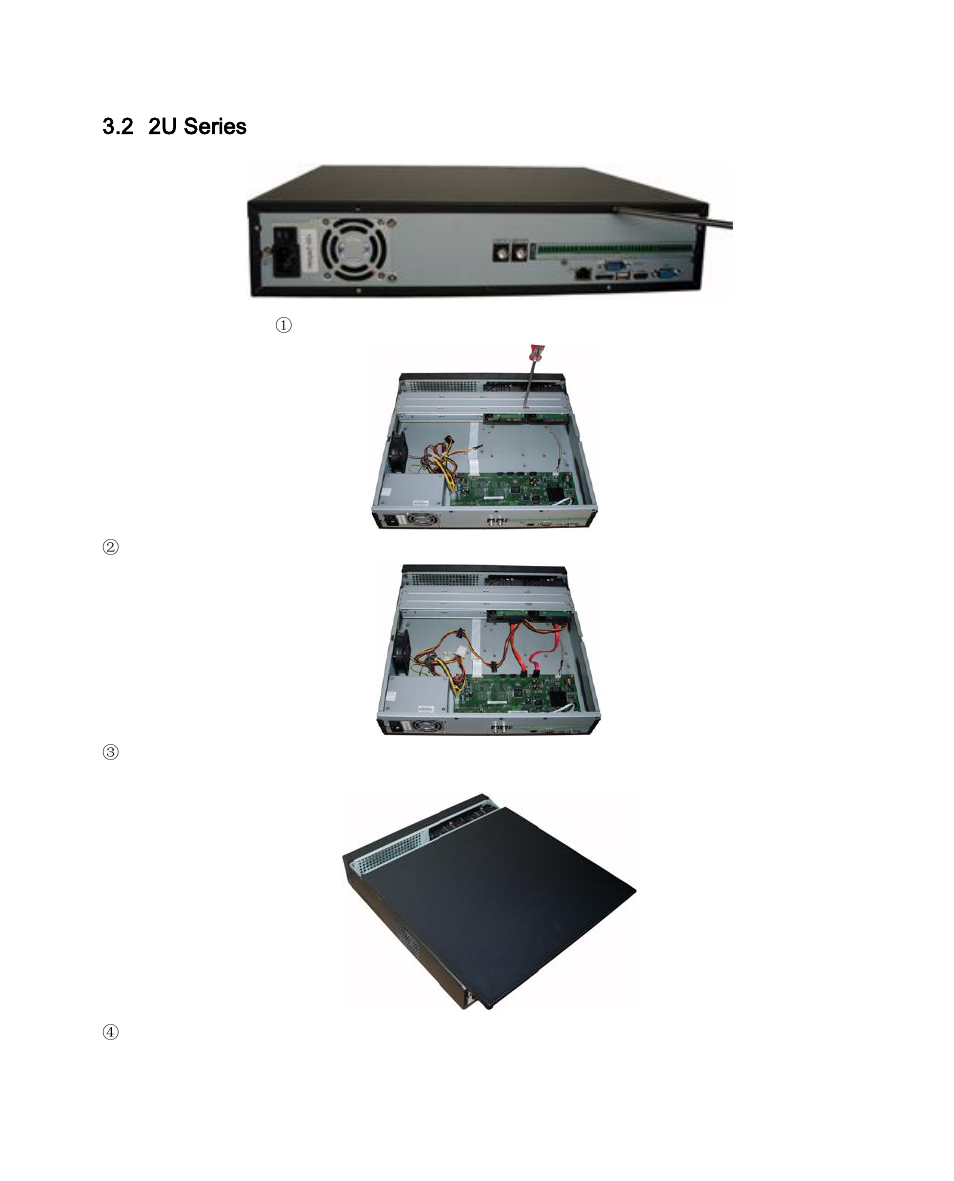 2u series, 2 2u series | DVR systems NVR38xx Series User Manual | Page 29 / 138