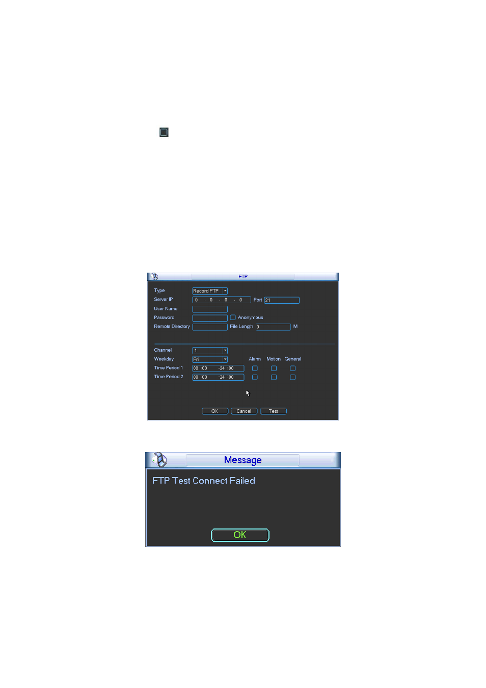 Alarm center | DVR systems NVR38xx Series User Manual | Page 55 / 138
