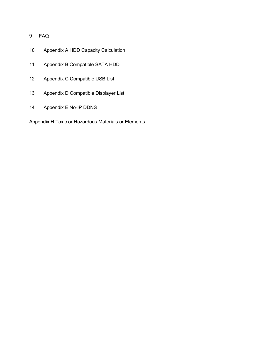 DVR systems NVR38xx Series User Manual | Page 6 / 138