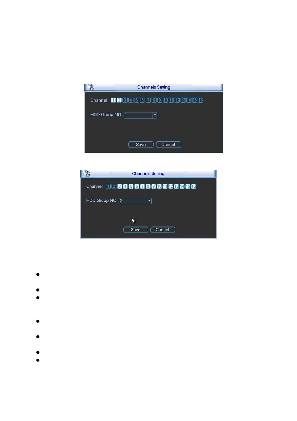 Abnormity | DVR systems NVR38xx Series User Manual | Page 68 / 138