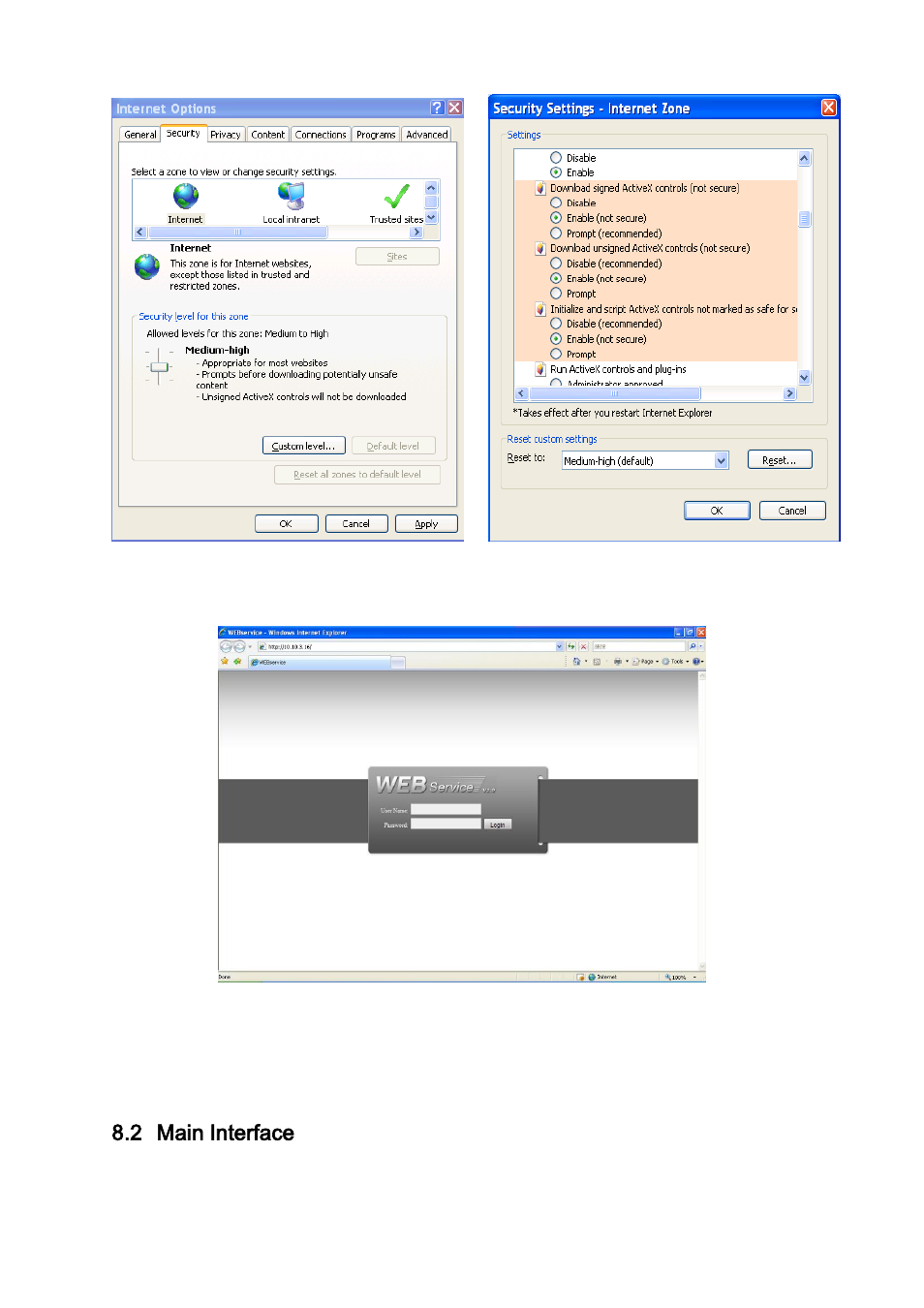 Main interface, 2 main interface | DVR systems NVR38xx Series User Manual | Page 80 / 138