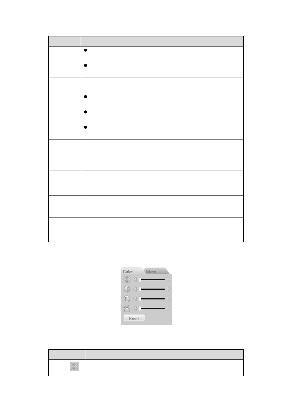 Color and more setup | DVR systems NVR38xx Series User Manual | Page 85 / 138