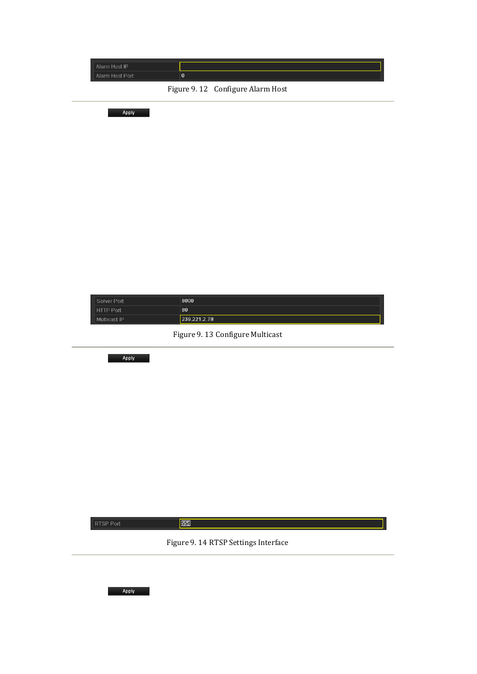 6 configuring multicast, 7 configuring rtsp | DVR systems NVR60xx Series User Manual | Page 137 / 192