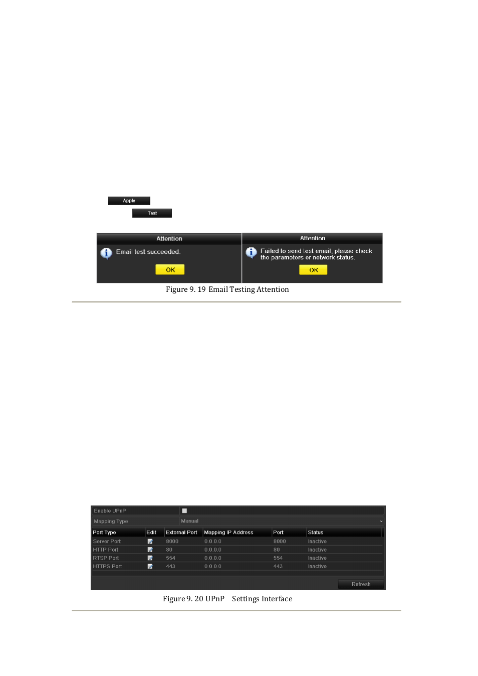 11 configuring upnp | DVR systems NVR60xx Series User Manual | Page 140 / 192