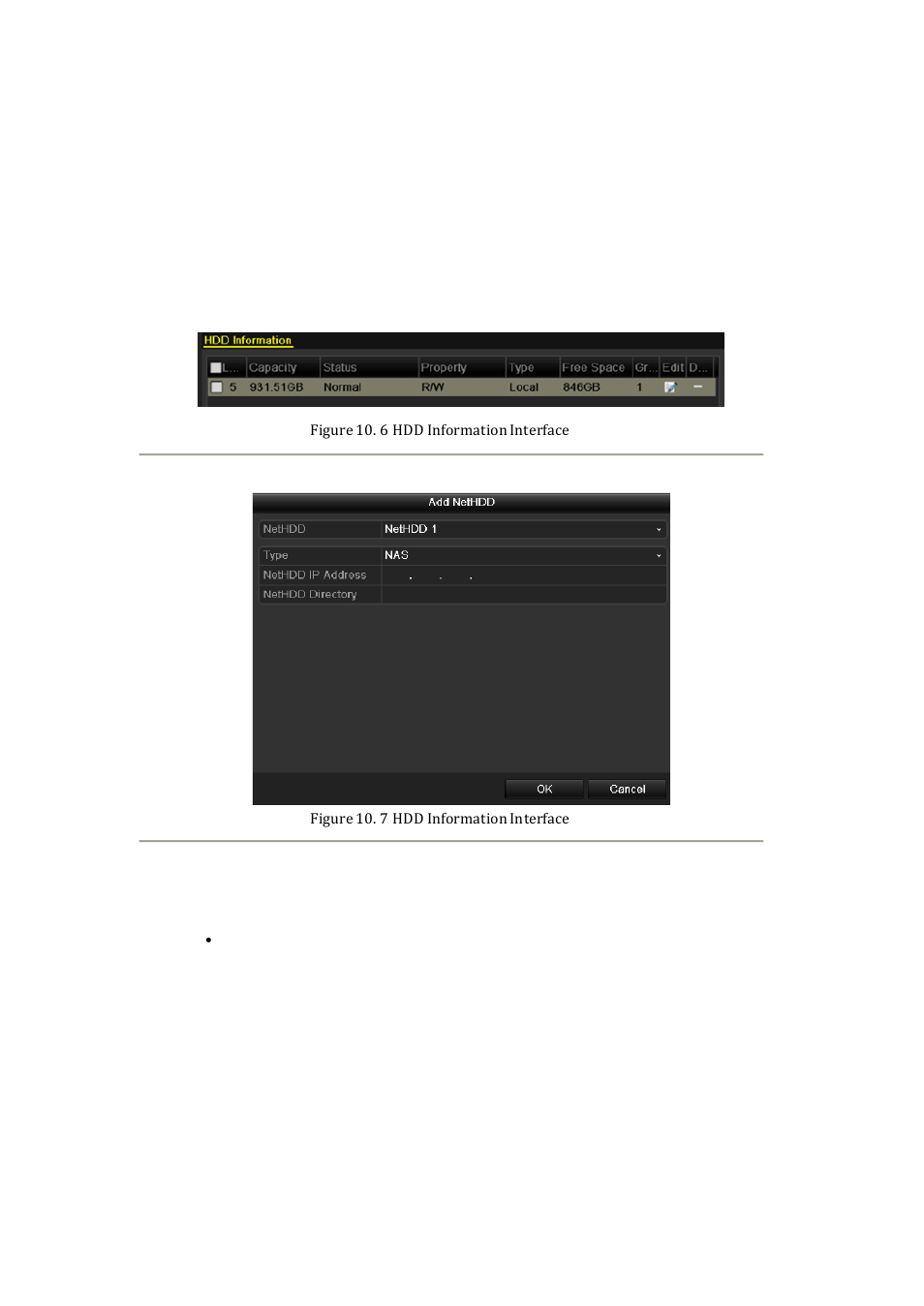 2 managing network hdd | DVR systems NVR60xx Series User Manual | Page 151 / 192
