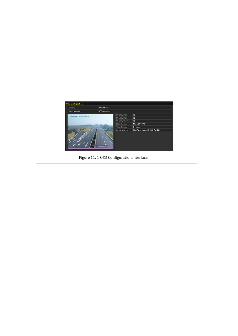 1 configuring osd settings | DVR systems NVR60xx Series User Manual | Page 165 / 192