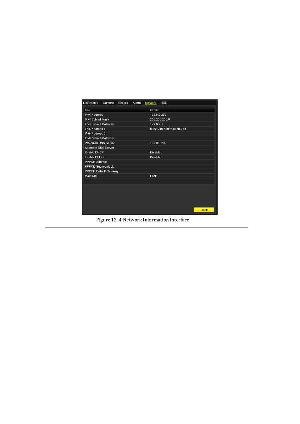 5 viewing network information, 6 viewing hdd information | DVR systems NVR60xx Series User Manual | Page 171 / 192