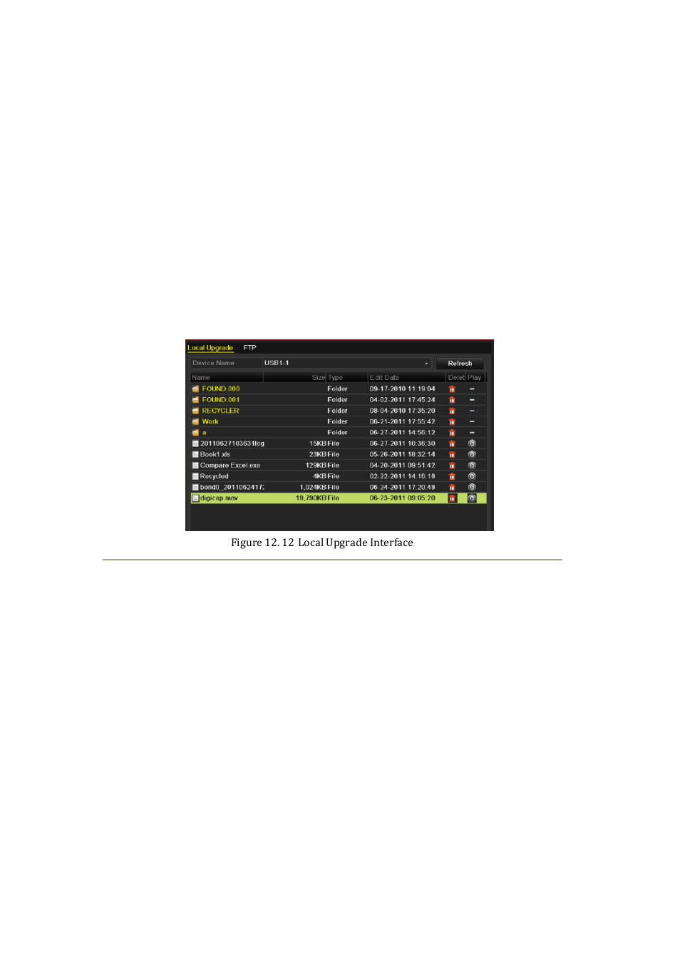 4 upgrading system, 1 upgrading by local backup device, 2 upgrading by ftp | DVR systems NVR60xx Series User Manual | Page 177 / 192