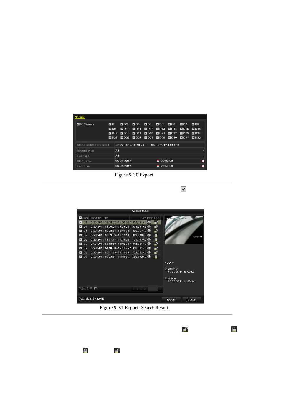9 files protection | DVR systems NVR60xx Series User Manual | Page 78 / 192