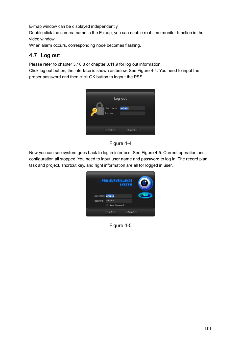 7 log out | DVR systems PSS ENG User Manual | Page 107 / 112