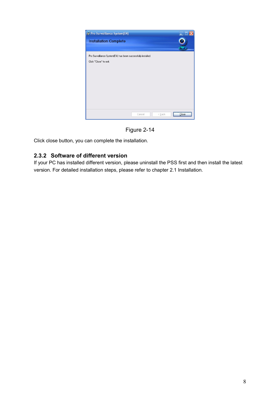 DVR systems PSS ENG User Manual | Page 14 / 112
