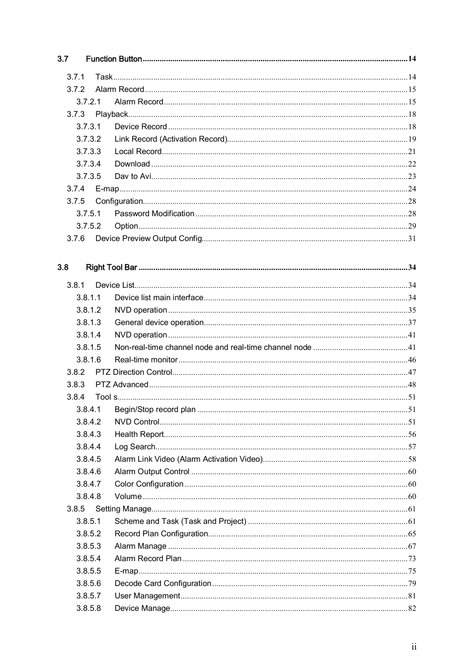 DVR systems PSS ENG User Manual | Page 3 / 112