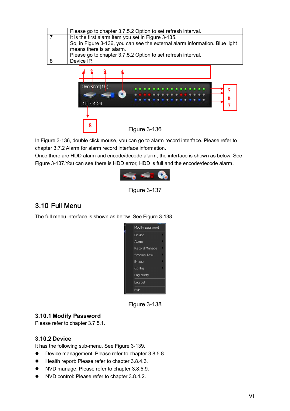 10 full menu | DVR systems PSS ENG User Manual | Page 97 / 112