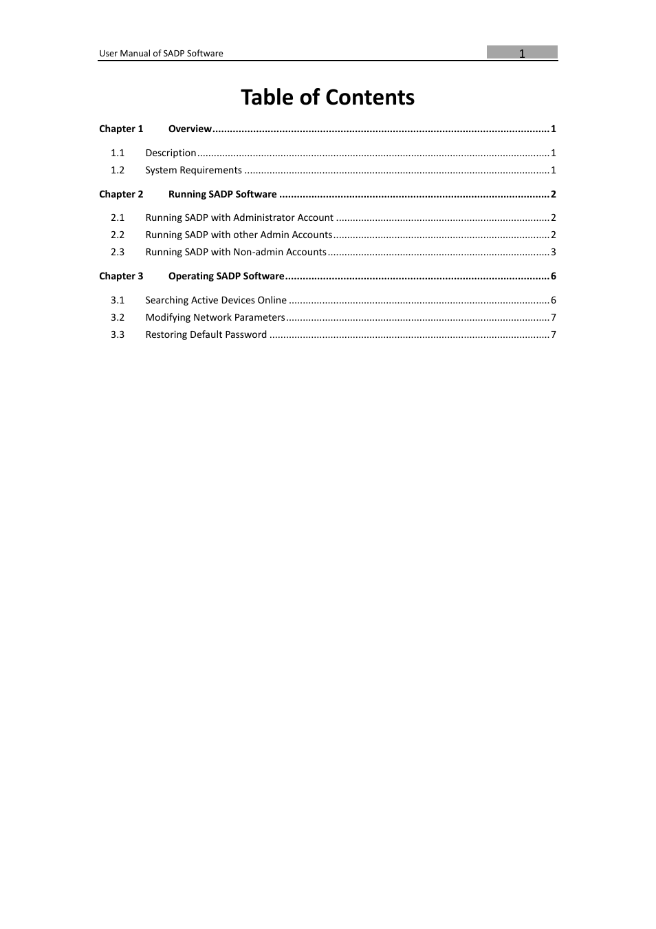 DVR systems SADP User Manual | Page 2 / 10