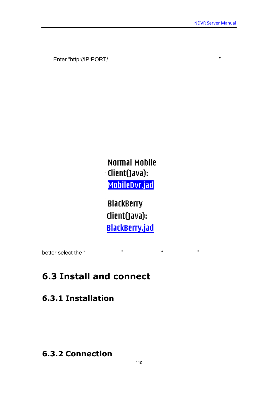 3 install and connect, 1 installation, 2 connection | DVR systems WatchNET Software User Manual | Page 110 / 139