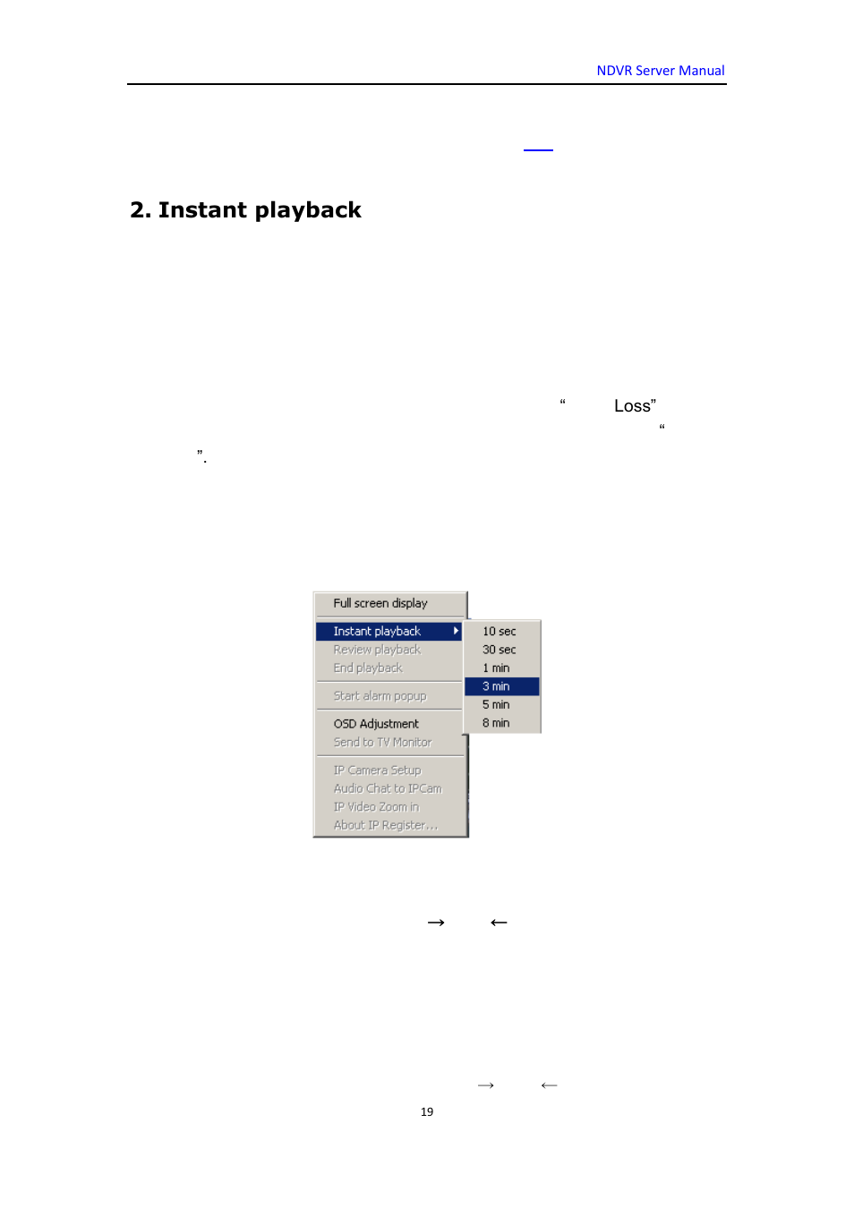 Instant playback | DVR systems WatchNET Software User Manual | Page 19 / 139