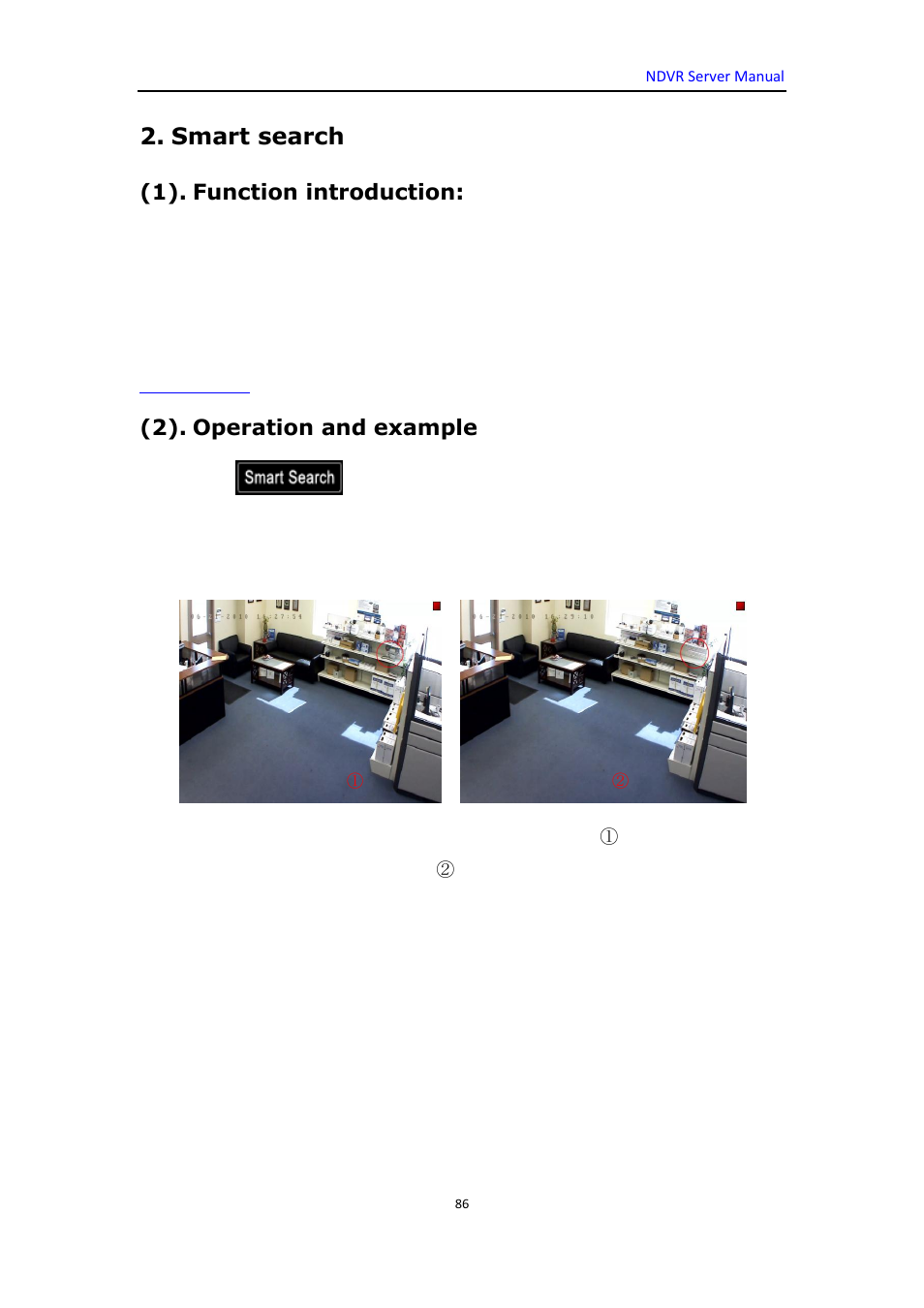 Smart search | DVR systems WatchNET Software User Manual | Page 86 / 139