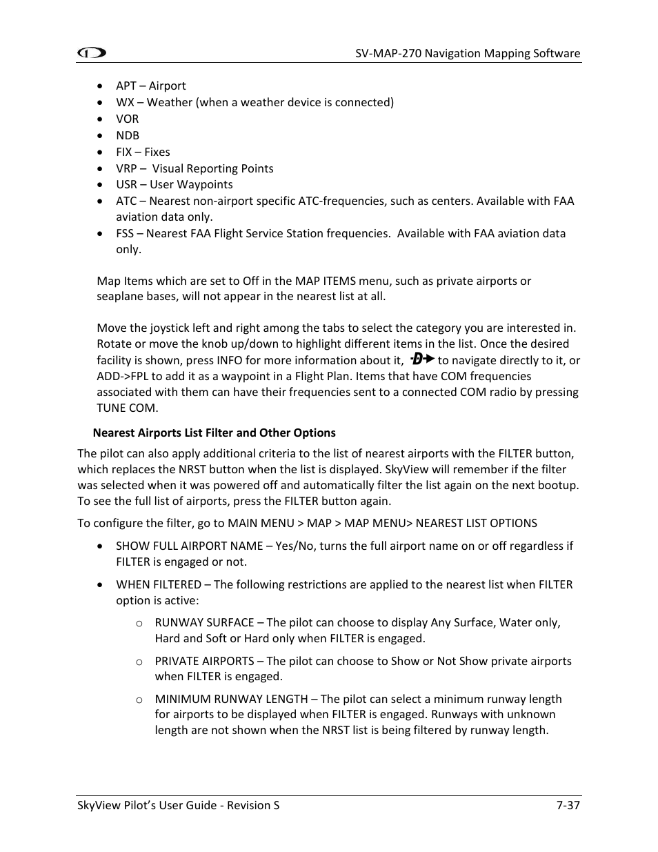 Dynon Avionics SkyView Pilots Users Guide User Manual | Page 127 / 239