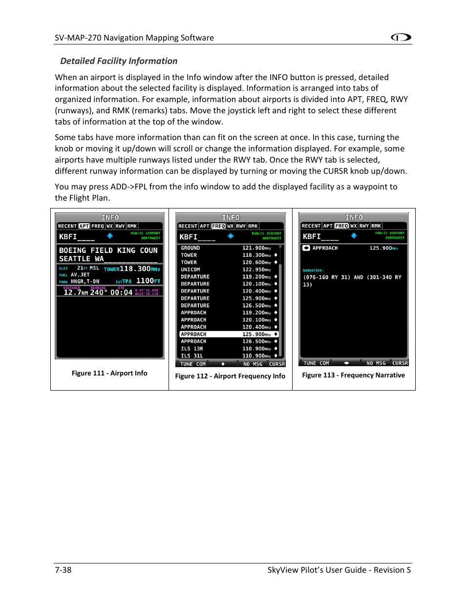 Dynon Avionics SkyView Pilots Users Guide User Manual | Page 128 / 239