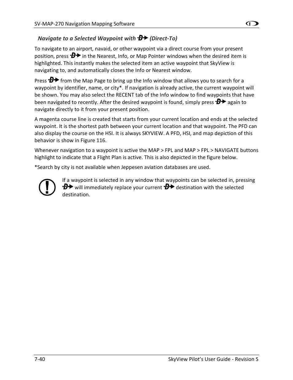 Dynon Avionics SkyView Pilots Users Guide User Manual | Page 130 / 239