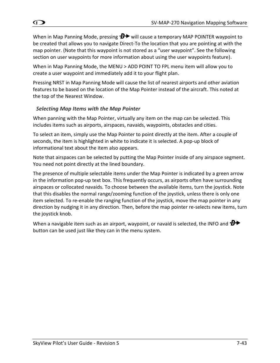 Dynon Avionics SkyView Pilots Users Guide User Manual | Page 133 / 239