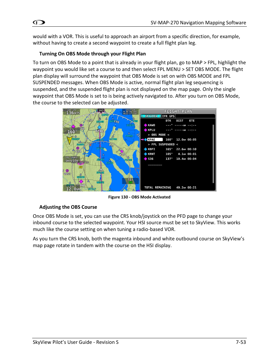 Dynon Avionics SkyView Pilots Users Guide User Manual | Page 143 / 239