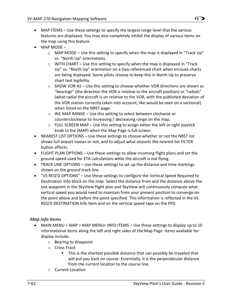 Dynon Avionics SkyView Pilots Users Guide User Manual | Page 152 / 239