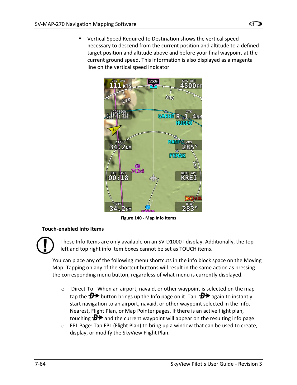 Dynon Avionics SkyView Pilots Users Guide User Manual | Page 154 / 239