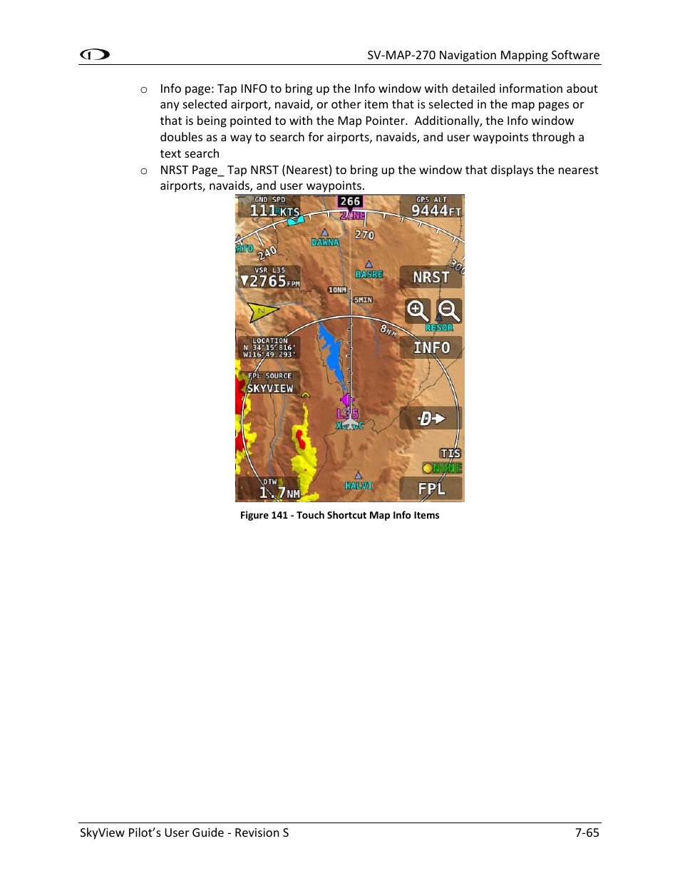 Dynon Avionics SkyView Pilots Users Guide User Manual | Page 155 / 239