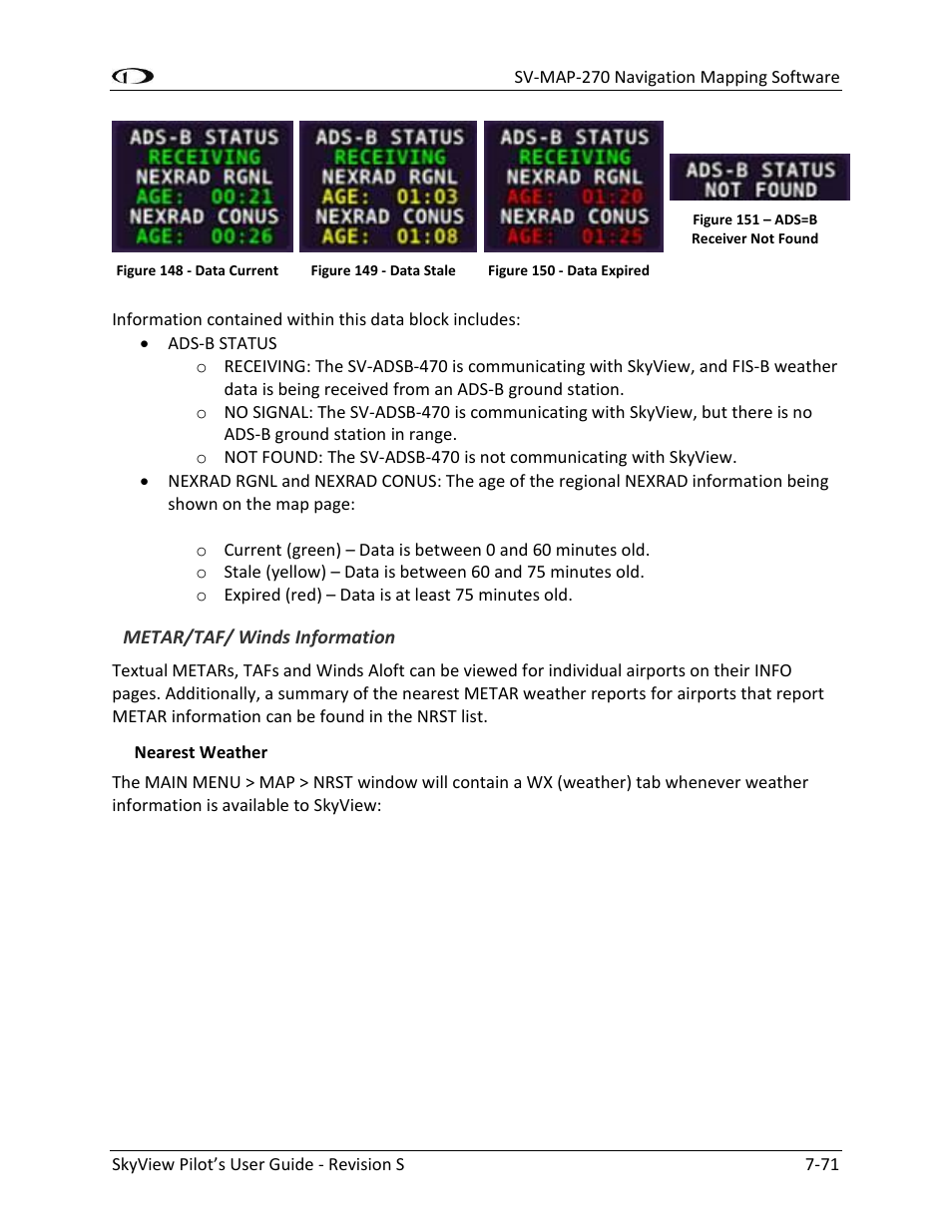 Dynon Avionics SkyView Pilots Users Guide User Manual | Page 161 / 239