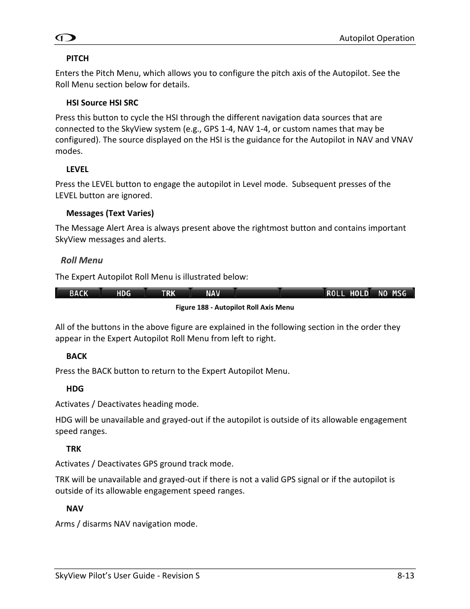 Dynon Avionics SkyView Pilots Users Guide User Manual | Page 179 / 239