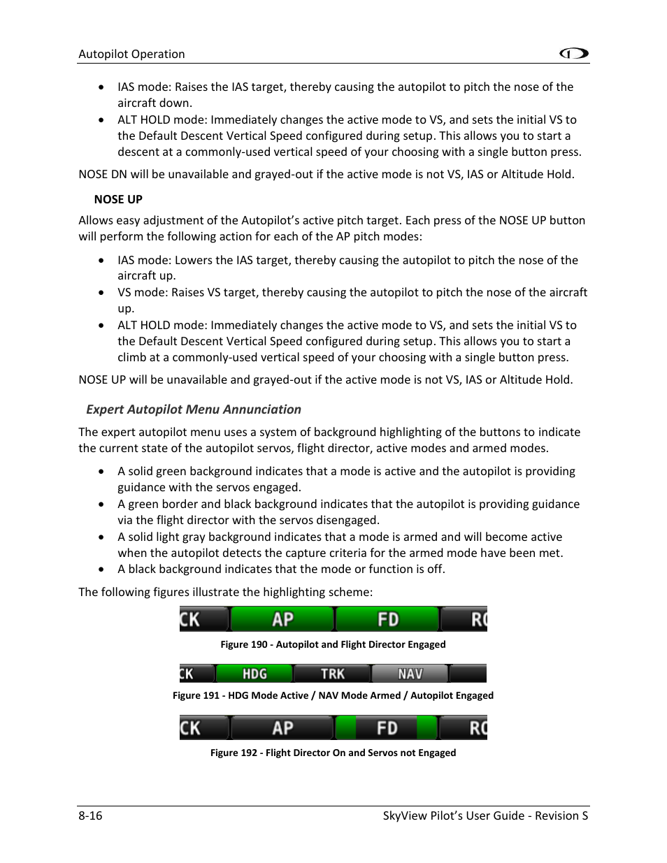 Dynon Avionics SkyView Pilots Users Guide User Manual | Page 182 / 239
