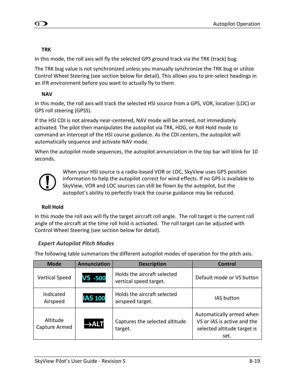 Dynon Avionics SkyView Pilots Users Guide User Manual | Page 185 / 239