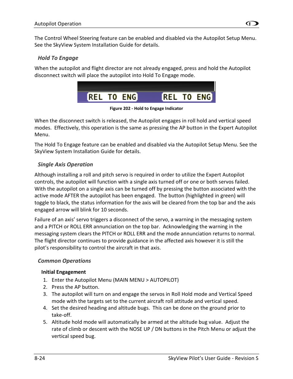 Dynon Avionics SkyView Pilots Users Guide User Manual | Page 190 / 239