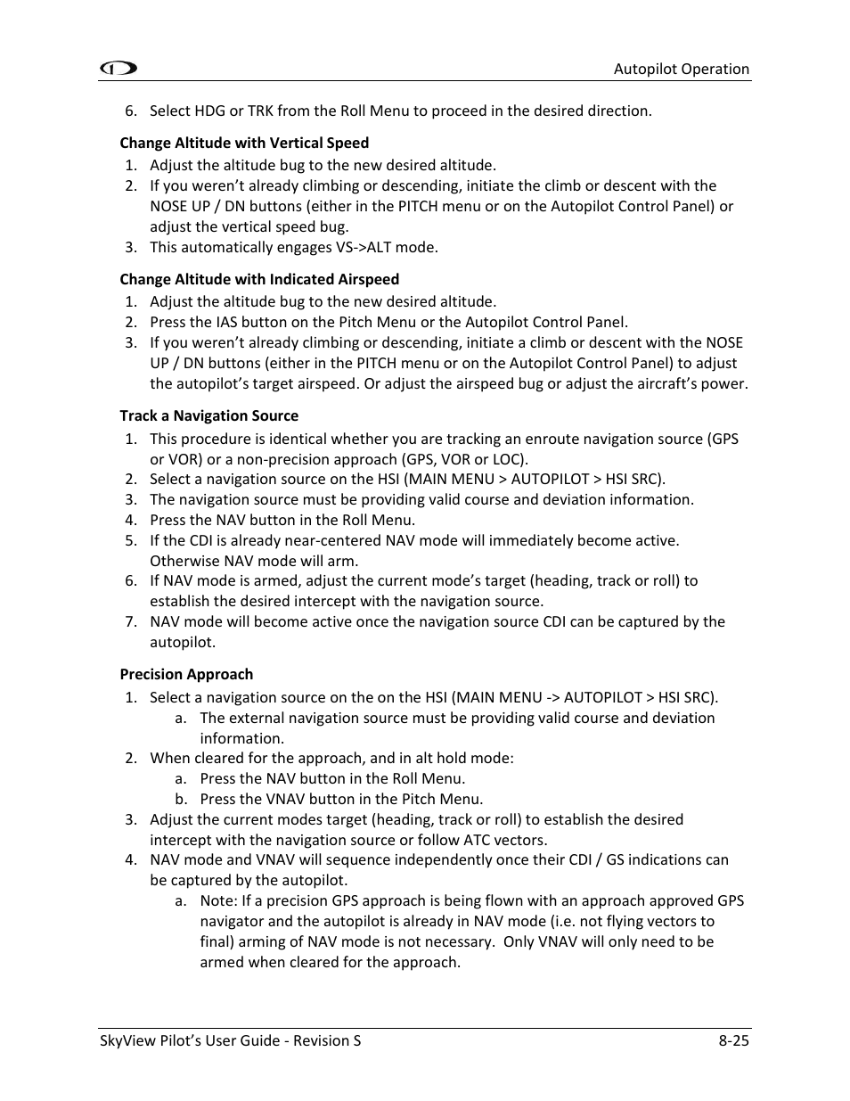Dynon Avionics SkyView Pilots Users Guide User Manual | Page 191 / 239