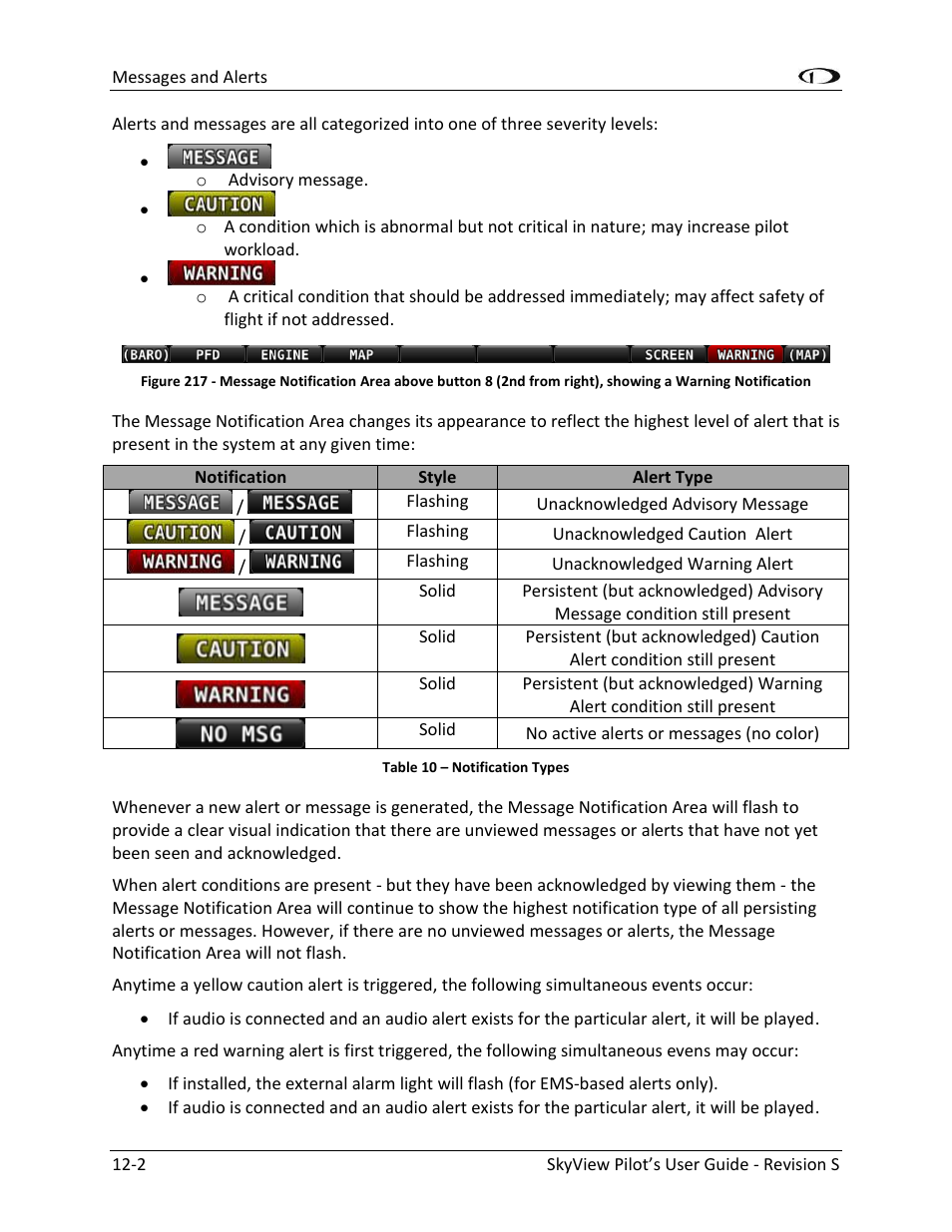 Dynon Avionics SkyView Pilots Users Guide User Manual | Page 218 / 239