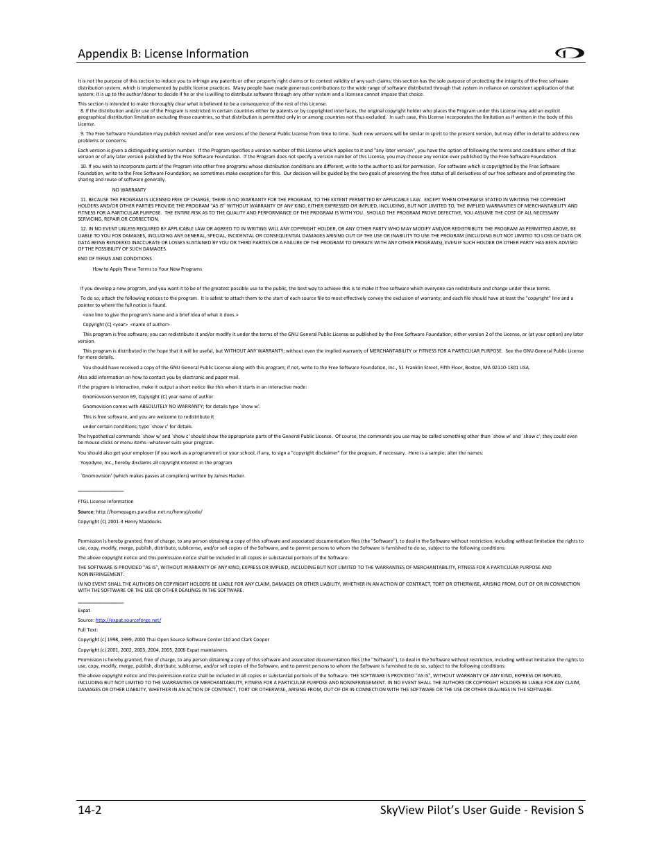 Dynon Avionics SkyView Pilots Users Guide User Manual | Page 238 / 239