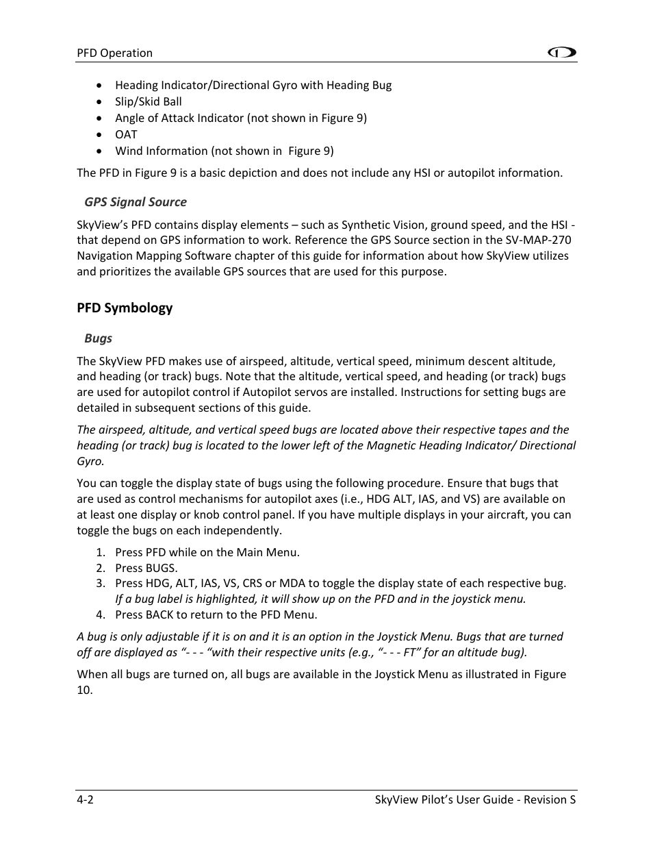 Pfd symbology -2 | Dynon Avionics SkyView Pilots Users Guide User Manual | Page 40 / 239
