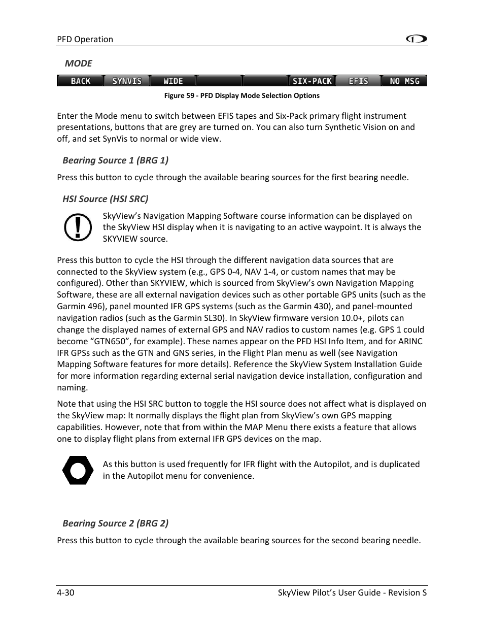 Dynon Avionics SkyView Pilots Users Guide User Manual | Page 68 / 239