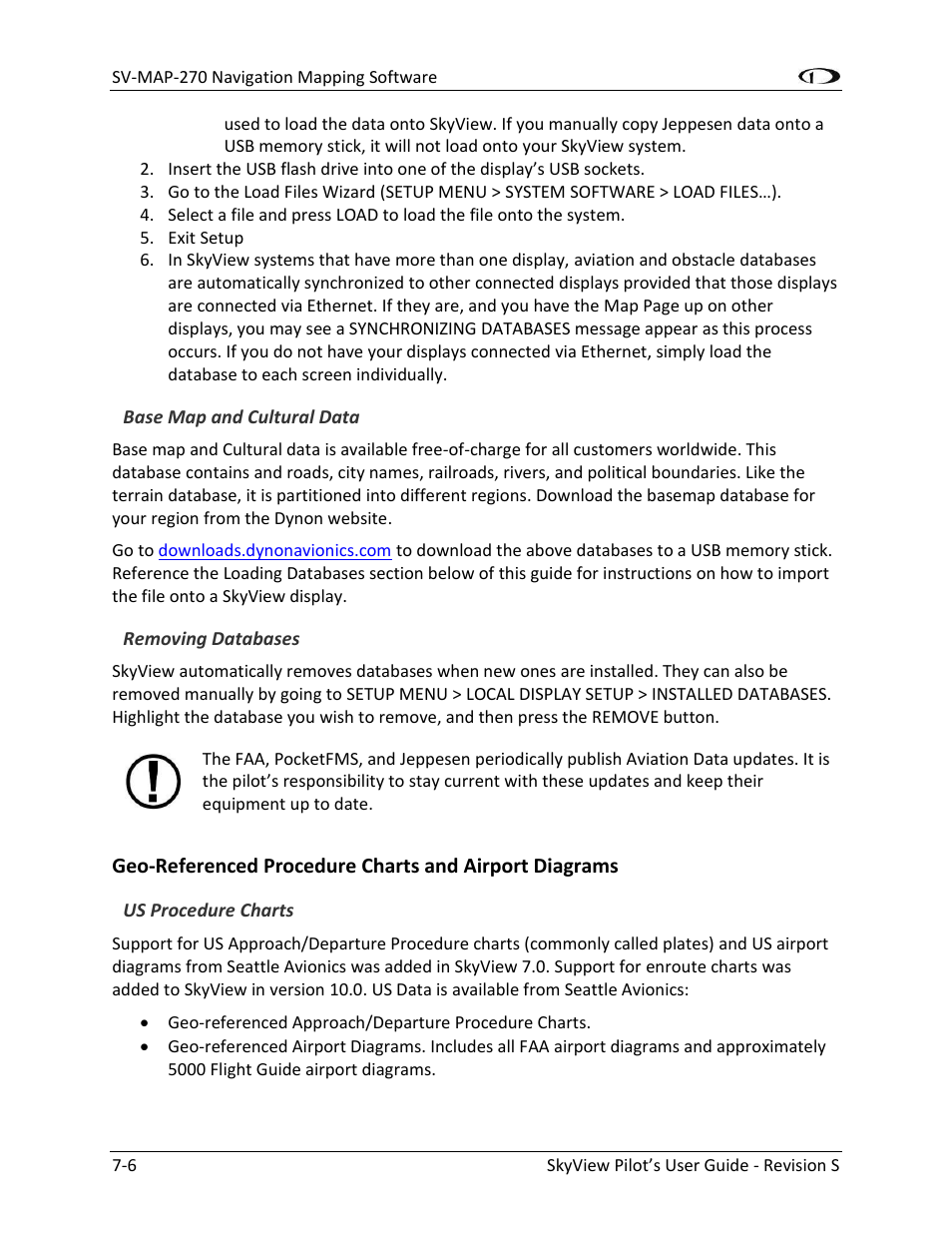 Dynon Avionics SkyView Pilots Users Guide User Manual | Page 96 / 239