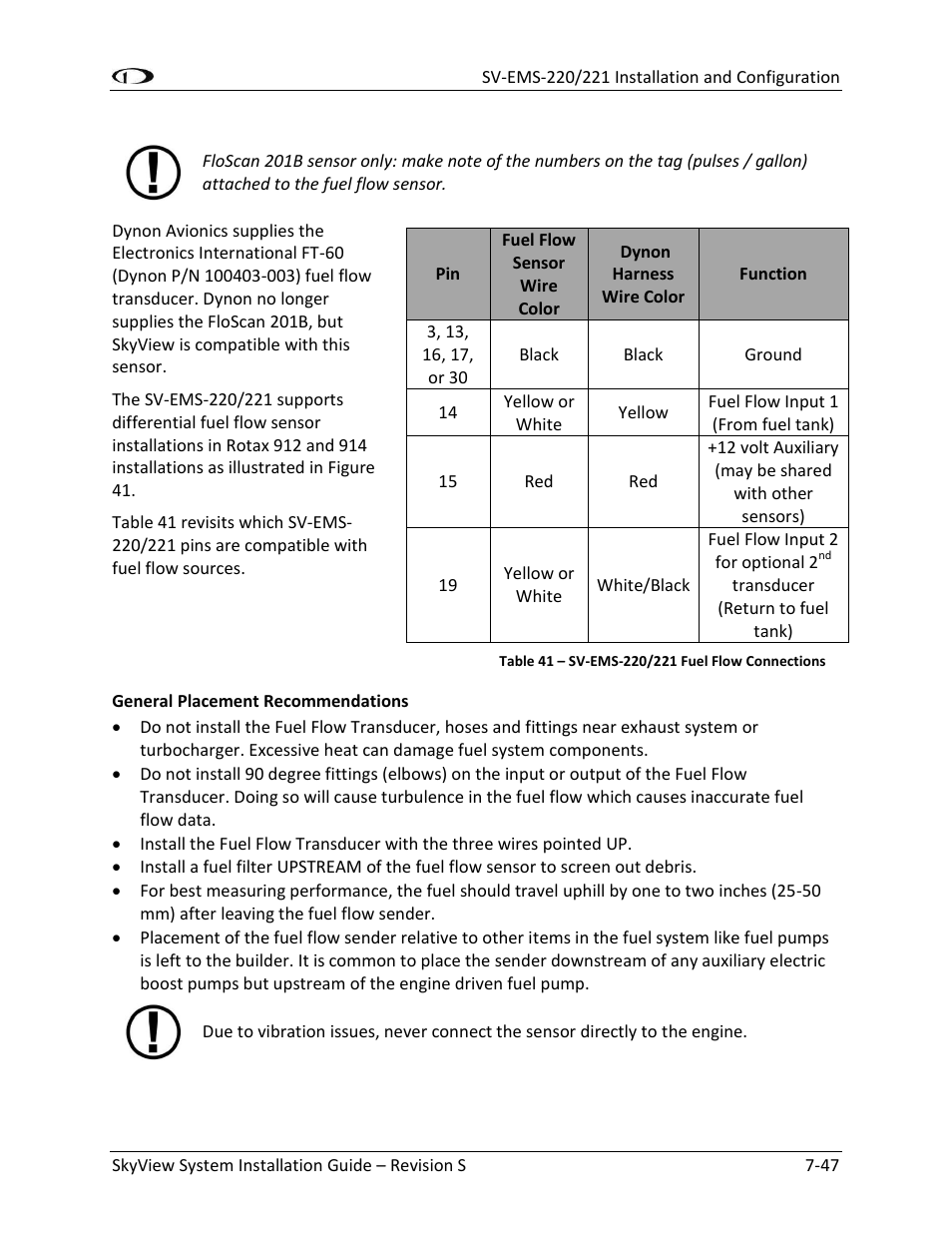 Dynon Avionics SkyView System Installation Guide User Manual | Page 159 / 401