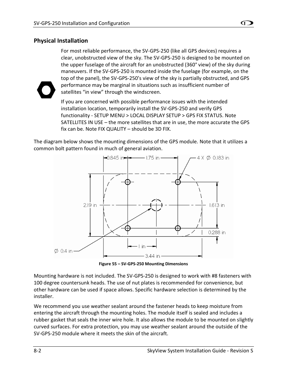 Physical installation -2 | Dynon Avionics SkyView System Installation Guide User Manual | Page 188 / 401