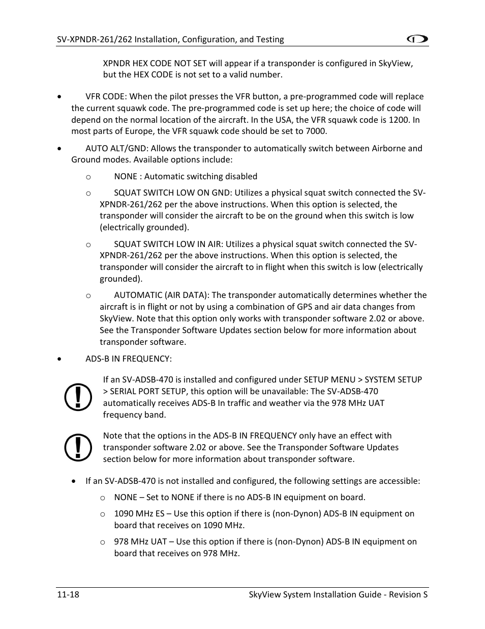 Dynon Avionics SkyView System Installation Guide User Manual | Page 238 / 401