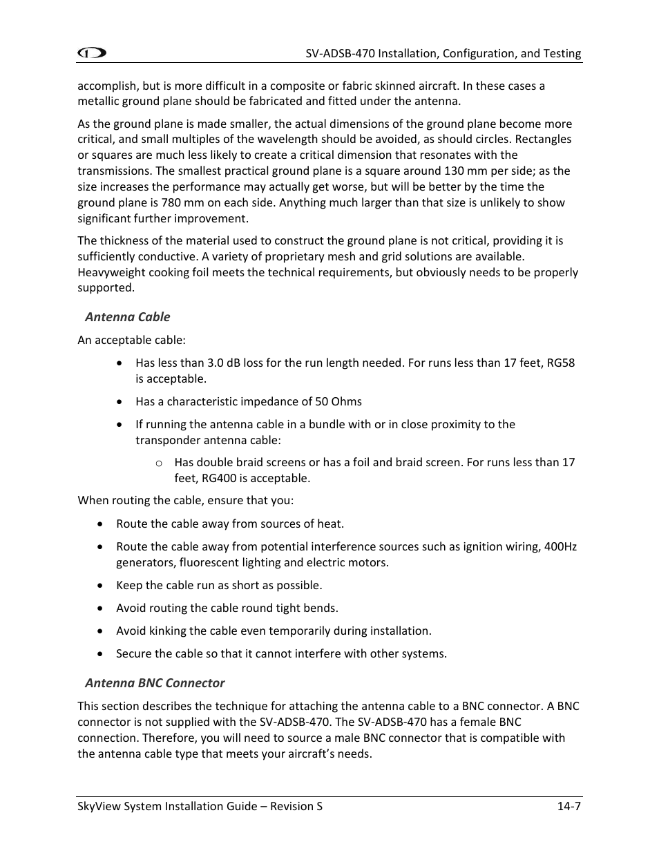 Dynon Avionics SkyView System Installation Guide User Manual | Page 267 / 401