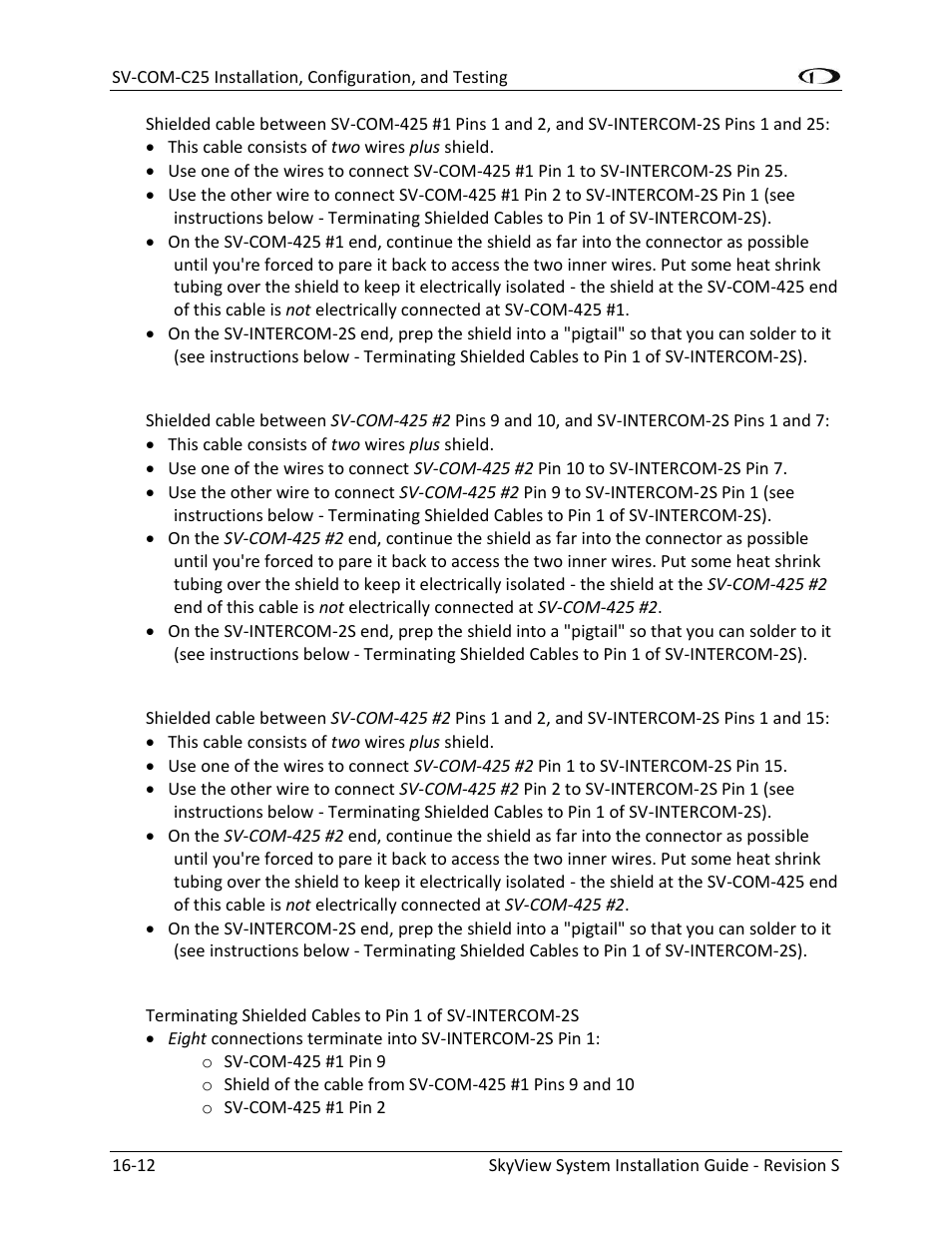 Dynon Avionics SkyView System Installation Guide User Manual | Page 294 / 401