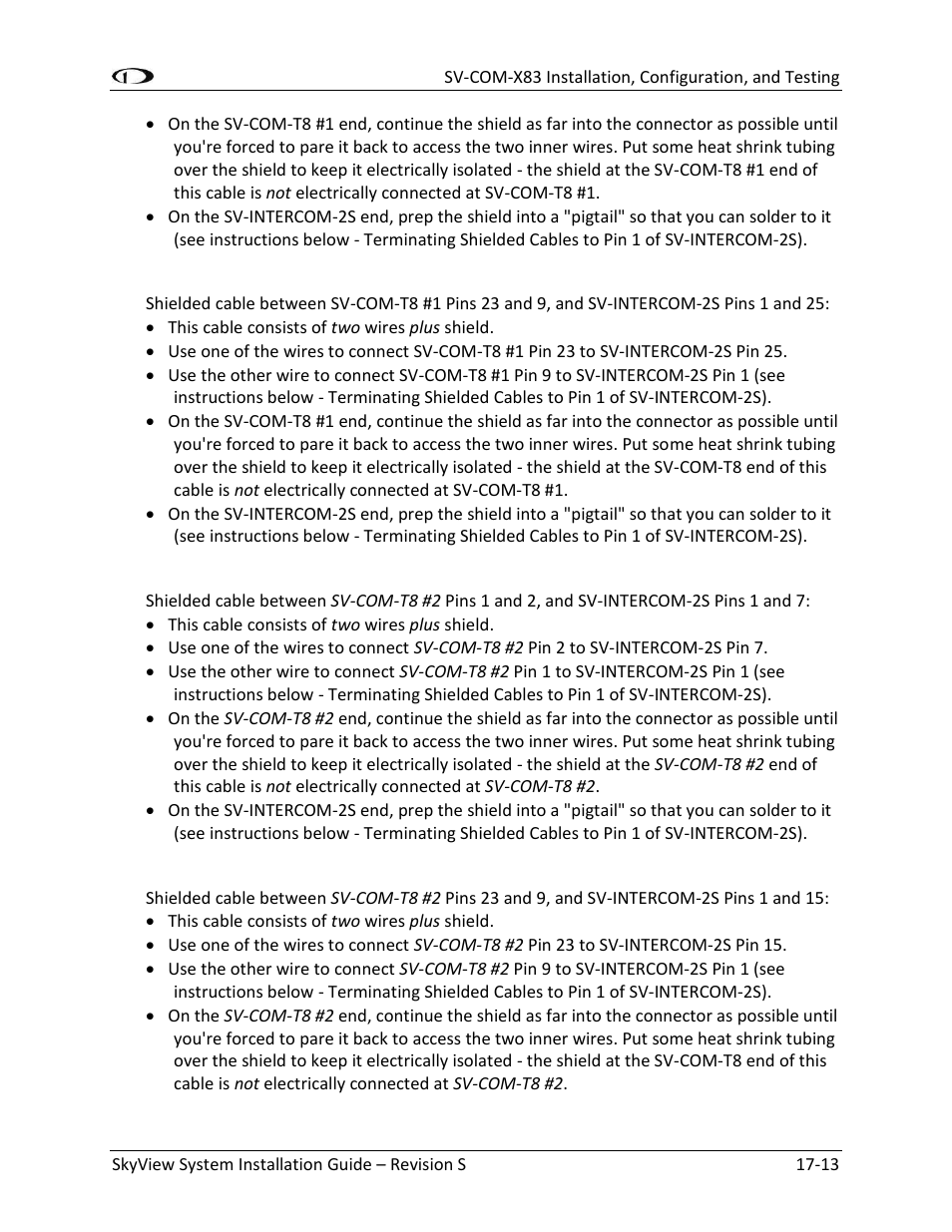 Dynon Avionics SkyView System Installation Guide User Manual | Page 315 / 401