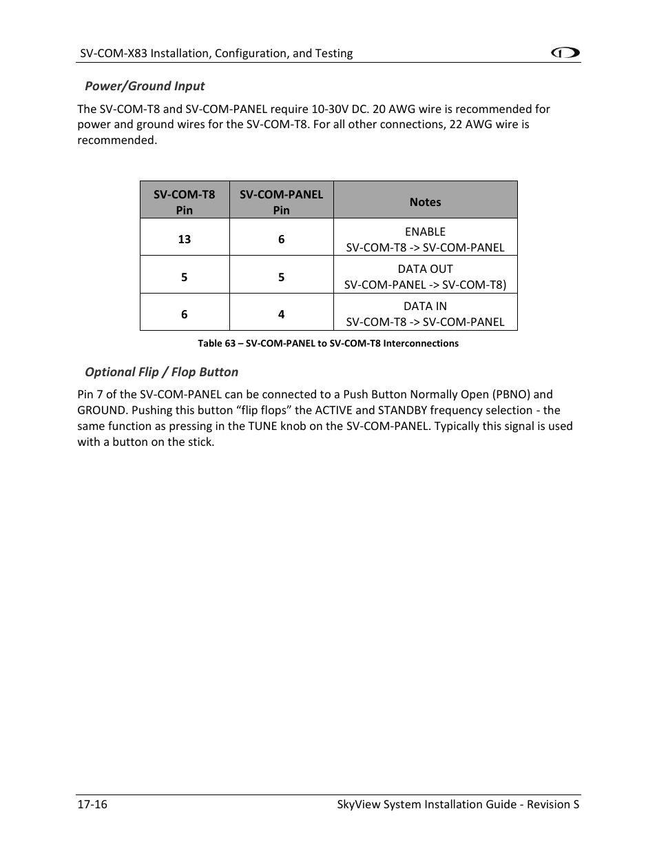 Dynon Avionics SkyView System Installation Guide User Manual | Page 318 / 401
