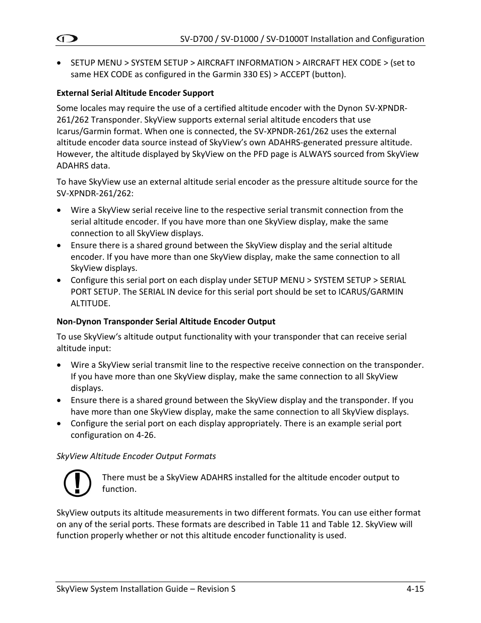 Dynon Avionics SkyView System Installation Guide User Manual | Page 77 / 401