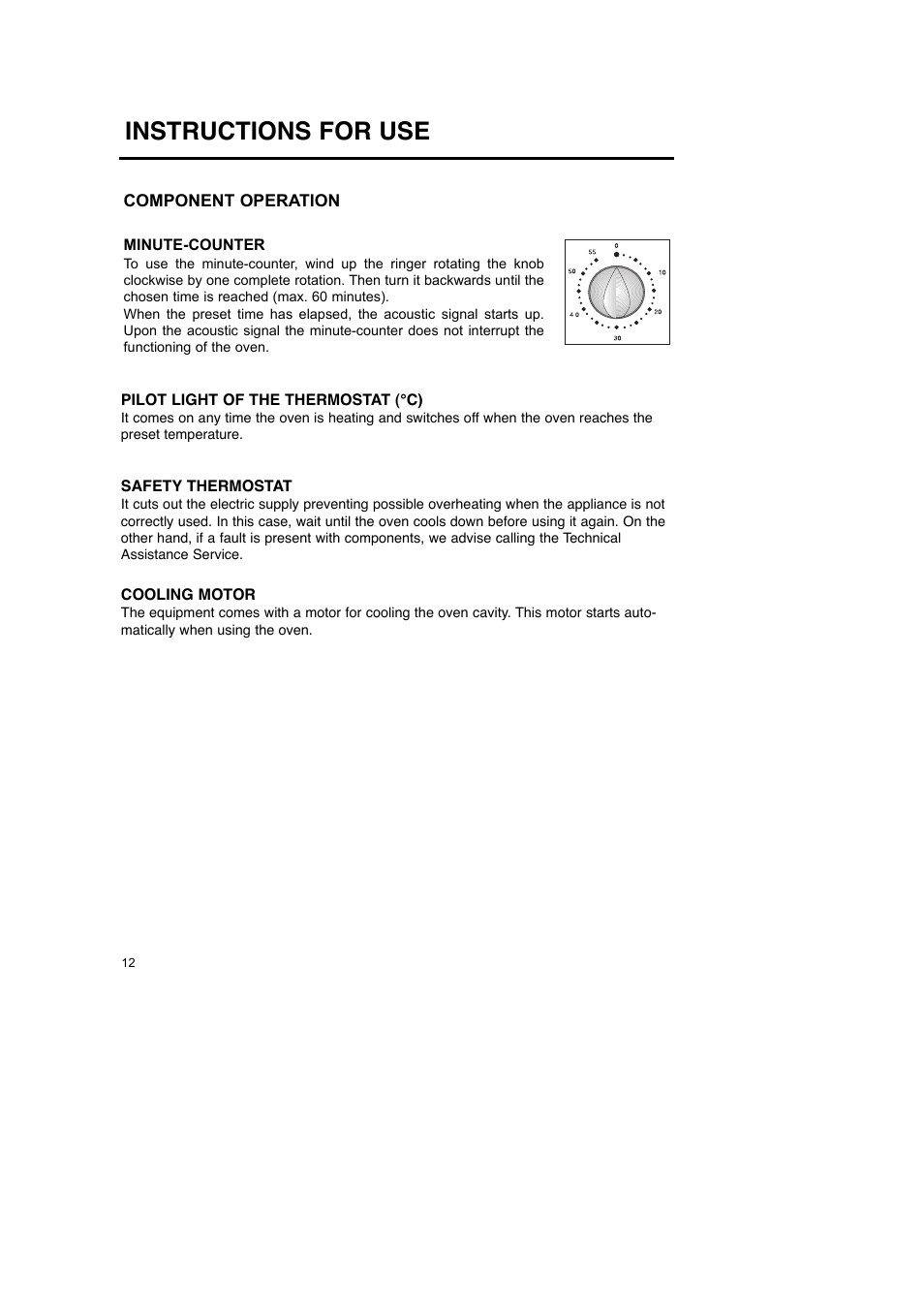 Instructions for use | Blanco BOSE45X User Manual | Page 12 / 19